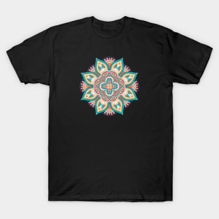 mandala-design, mandala-art, geometric, abstract, mandala and spirituality, colorful, rainbow, mandala pattern, mandala flower patterns, Flower Mandala ,Spirituality T-Shirt